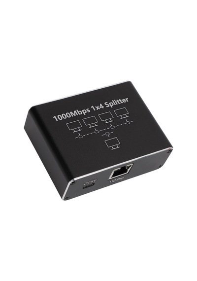 1 Gigabit Ethernet Anahtarı 4 Bağlantı Noktalı 1000mbps, Rj45 1 İla 4 Ethernet Splitter, Rj45 Lan Ağ Anahtarı 1-2 Gigabit Ağ Bölücü, Bilgisayar, Hub, Anahtar, Yönlendirici Zr889