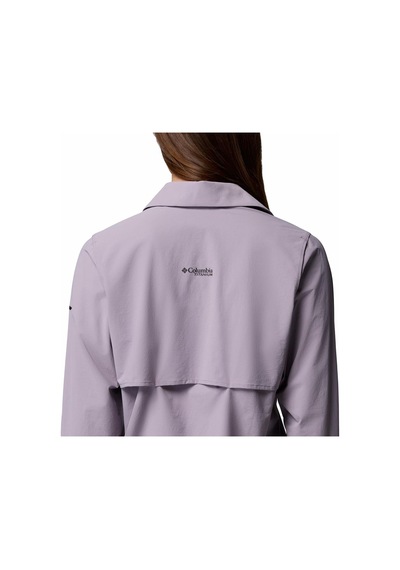 Columbia Silver Ridge Elite Woven Kadın Uzun Kollu Gömlek-9322 Mor