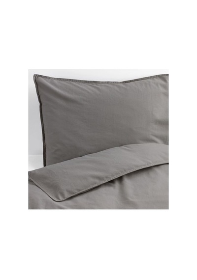 Ikea Angslılja Çift Kişilik Nevresim Takımı 220 X 240 Cm Gri
