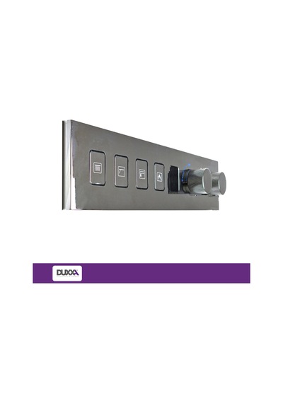 Duxxa Prime Ankastre Duş Ve Isı Ayarlı Batarya Seti Krom D.058 Krom