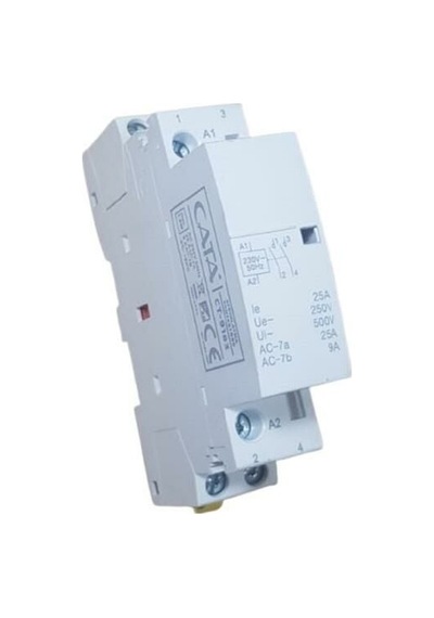 Cata Ct-9183 25a Moduler Aydınlatma Kontatör