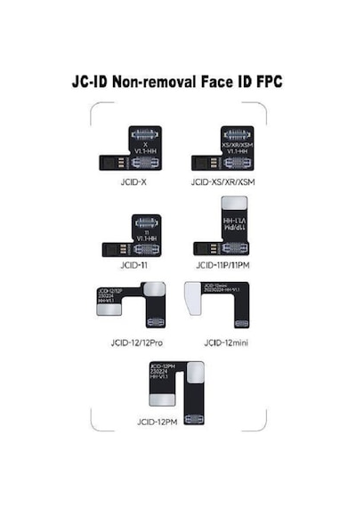 Jcıd Apple iPhone Uyumlu  Xs, Xr, Xsmax Face Id Non-removal Repair Fpc Flex Apple iPhone Uyumlu xsm