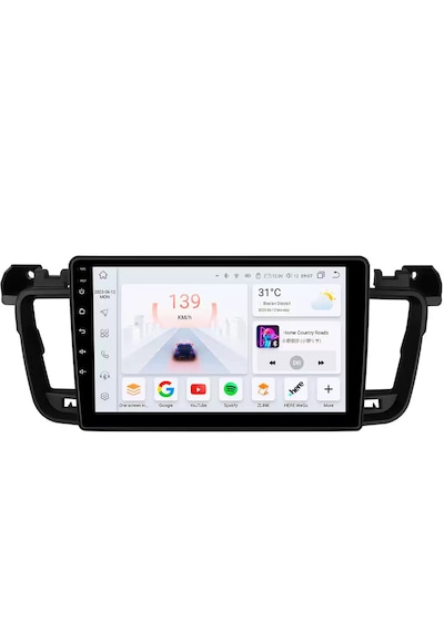 Peugeot 508 2011-2018 Android Navigasyon Multimedya Tesla Ekran Android Teyp Double Teyp 4gb Ram 64gb Hafıza Kablosuz Carplay Android Auto 9"