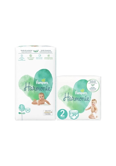 Prima Pampers Harmonie Bebek Bezi Beden:1 50 Adt + Beden:2 39 Adet