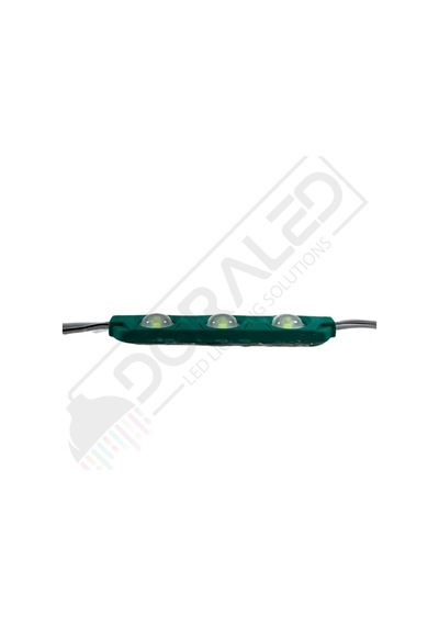 12 Volt Yeşil 1,5 Watt 3 lü Lensli 2835 Reklamcı Modül (10 Adet)