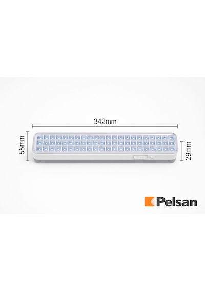 Pelsan 40/60 Led Li Şarjlı Işıldak 8 Saat Kesintisiz Işık Taşınabilir Acil Durum Lambası Ip20 1