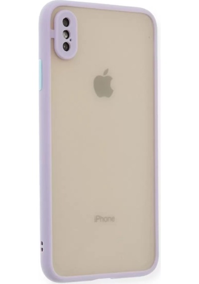 Newface Apple İphone X Kılıf Montreal Silikon Kapak - Mor