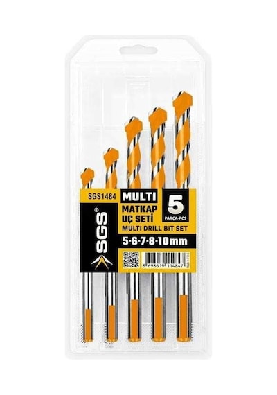 1484 Multi Matkap Ucu Seti 5 Parça