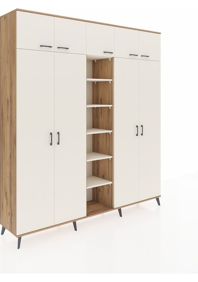 Hyperion Dolap 18 Raflı 9 Kapaklı 220x44x243 Çam-aytaşı/aytaşı Aytası/aytası Hyperion Dolap 18 Raflı 9 Kapaklı 220x44x243 Çam-aytaşı/aytaşı Aytası/aytası