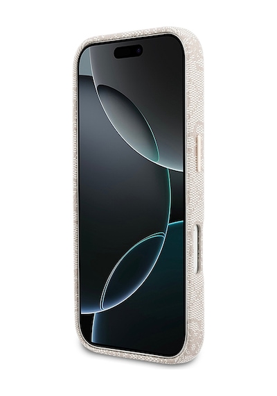 Apple Uyumlu iPhone 17 Pro Max Kılıf Guess Lisanslı M-safe Özellikli Script Yazı Logolu 4g Desenli Kapak Pembe