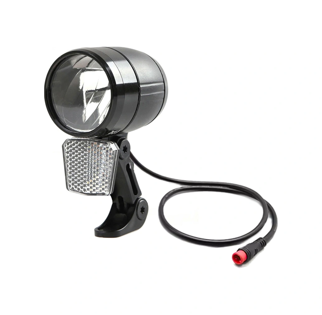 İmpact Far - Blıx-e, 6v-48v, 200 Lümen, E-bike, 2 Pin Uç Gri