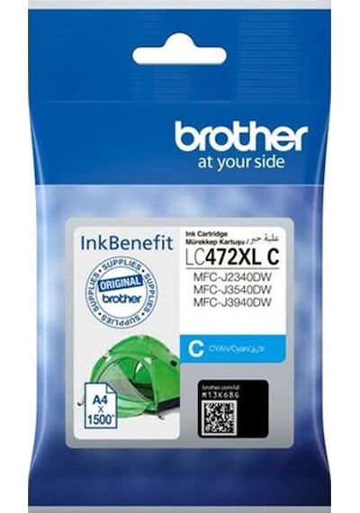 Brother Lc472xlc Mavi Kartuş 3000 Sayfa