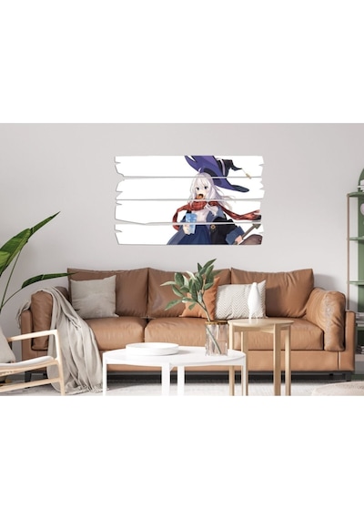 Anime Kız Cadı Mdf Tablo 0032 Model E