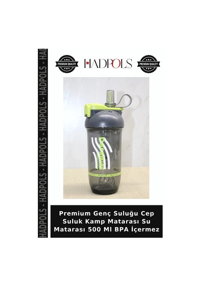 Premium Genç Suluğu Cep Suluk Kamp Matarası Su Matarası 500 Ml Bpa İçermez Çok Renkli