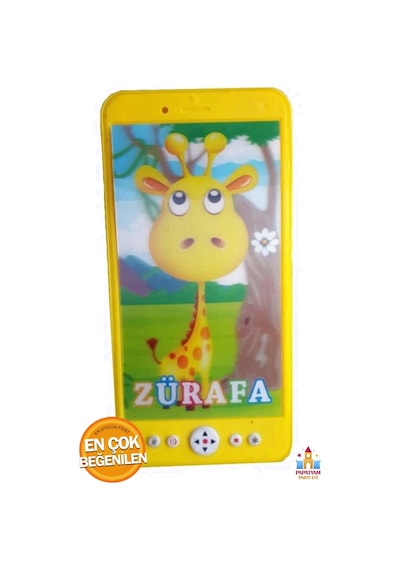 Oyuncak Telefon Hayvan Figürlü Pilli Sesli Işıklı Cep Telefonu