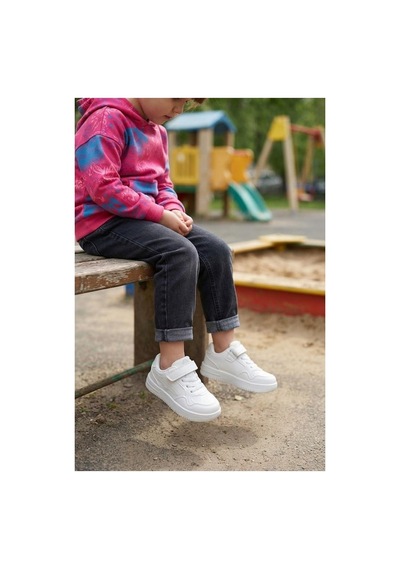 Cool Shark Ptk Beyaz Unisex Çocuk Spor Ayakkabı
