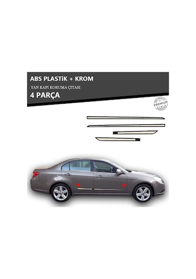 Chevrolet Epica Yan Kapı Koruma Çıtası Plastik + Krom Unvrslppkçt00051
