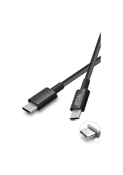 Diğer - Cb46 2 Metre Type C Kablo Type-c Den Type-c Ye 2 Metre Uzun Şarj Kablosu 25w Hızlı 2m