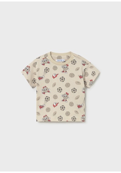 Mayoral Erkek Bebek İki Tshirtlü Penye Şort Takım Kırmızı Kırmızı