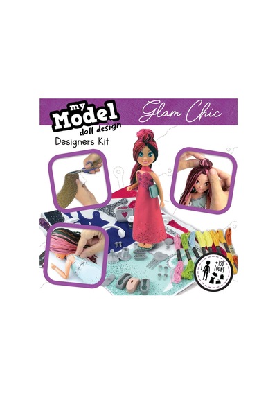 My Model Göz Alıcı Stil Bebek Tasarım Seti Kız Çocuk Oyun Seti 1 Adet
