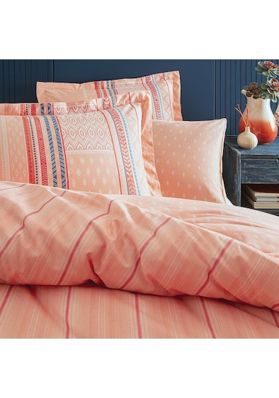 Yataş Bedding Pamena Ranforce Nevresim Takımı Çift Kişilik Somon