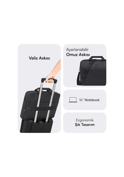 Mce-1712 Code Eco Çevre Dostu Laptop Çantası, 16 İnç Bilgisayar Çantası, Kadın Ve Erkek Notebook Çantası, Yüksek Kaliteli Fermuar Macbook Çantası, İş Ve Evrak Çantası, Siyah Mce-1712 Code Eco Çevre Dostu Laptop Çantası, 16 İnç Bilgisayar Çantası, Kadın Ve Erkek Notebook Çantası, Yüksek Kaliteli Fermuar Macbook Çantası, İş Ve Evrak Çantası, Siyah