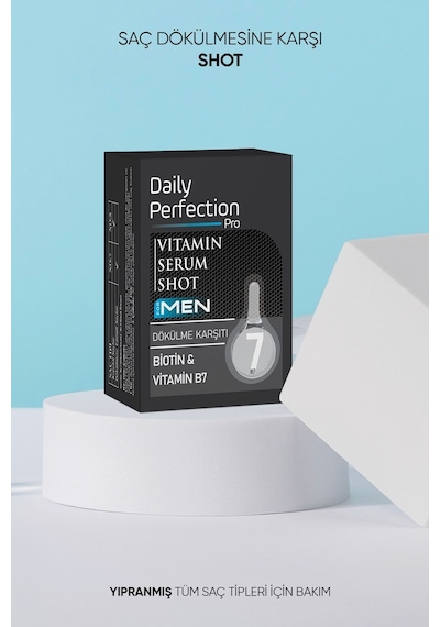 Daily Perfection Pro Scalp Care Saç Bakım Seti Erkeklere Özel Şampuan-şekillendirici Sıvı Saç Bakım Kremi-vitamin Shot