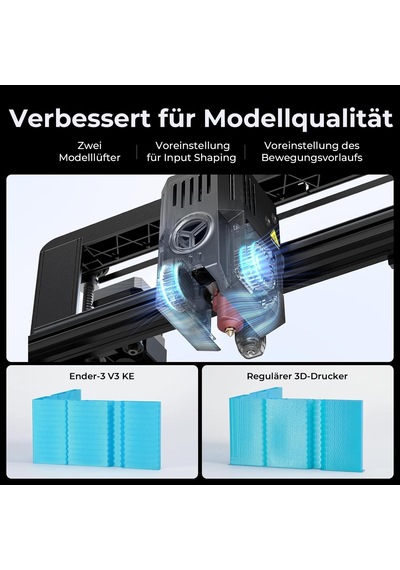 Creality Ender-3 V3 Ke 3d Yazıcı, 500 Mm/sn Daha Yüksek Baskı Hızı Otomatik Tesviyeli Fdm Yazıcı, Sprite Direct Extruder'lı 3d Yazıcı, Baskı Boyutu 220x220x240mm Creality Ender-3 V3 Ke 3d Yazıcı, 500 Mm/sn Daha Yüksek Baskı Hızı Otomatik Tesviyeli Fdm Yazıcı, Sprite Direct Extruder'lı 3d Yazıcı, Baskı Boyutu 220x220x240mm