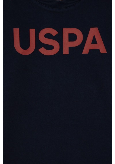 U.S. Polo Assn. Erkek Çocuk Lacivert Basic Bisiklet Yaka Sweatshirt 50289143-VR033