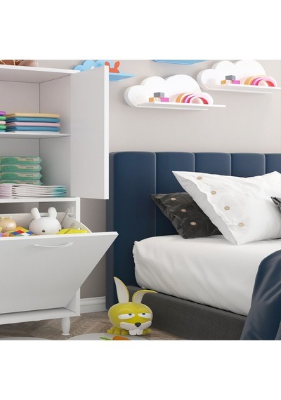 55 X 160 X32,5cm 3 Kapaklı Çok Amaçlı Mutfak Dolabı Sepetli Banyo Dolabı Oyuncak Dolabı Beyaz 55 X 160 X32,5cm 3 Kapaklı Çok Amaçlı Mutfak Dolabı Sepetli Banyo Dolabı Oyuncak Dolabı Beyaz