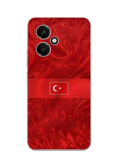 Honor 400 Uyumlu Türk Milli Takım Desenli Forma Baskılı Silikon Kılıf Renkli