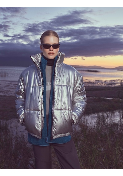 Koton Oversize Outdoor Mont Dik Yaka Cepli Fermuarlı Mavi 4wak00358ew 4WAK00358EW637 Mavi Koton Oversize Outdoor Mont Dik Yaka Cepli Fermuarlı Mavi 4wak00358ew 4WAK00358EW637 Mavi