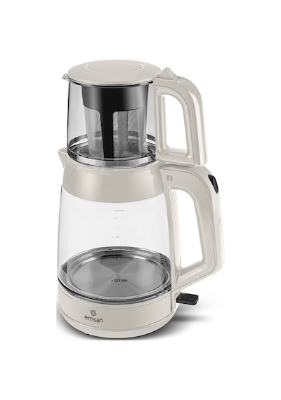 Emsan Glass Tea XL 1900 W 2 in 1 Cam Çay Makinesi ve Kettle
