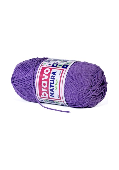 Natura %100 Koton İplik 100 Gram 200 Metre Renk Kodu:504 Mürdüm