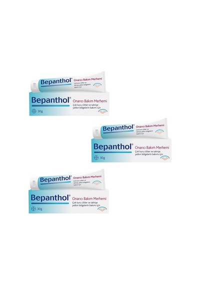 Bepanthol Onarıcı Bakım Merhemi 3 x 30 G