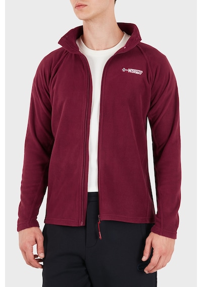 Norway Geographical Yumuşak Dokulu Soğuğa Dayanıklı Outdoor Polar Erkek Polar Tug Bordo