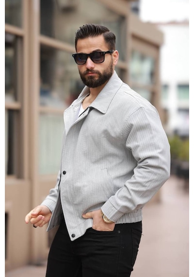 Unisex Yeni Sezon Kapitone Dolgulu Oversize Vintage A Gri Çzgl Unisex Yeni Sezon Kapitone Dolgulu Oversize Vintage A Gri Çzgl