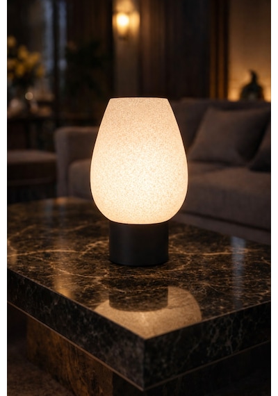 Nelp Model - Led Abajur - Masa Lambası - Usb 5v İle Çalışır - Slim Led Aydınlatması Dahildir - Dekoratif Lamba - Renk Seçenekli Çok Renkli