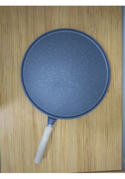 Döküm Gözleme Tavası 34 CM Granit Kaplama Non-Stick