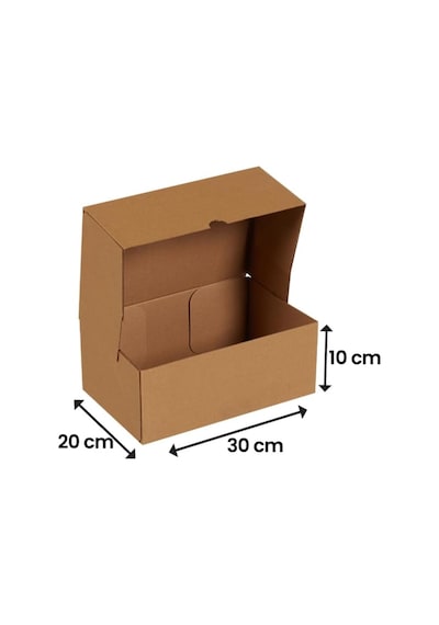 30x20x10-25 Adet Kesimli Karton Kutu - Internet Ve Kargo Kutusu 1