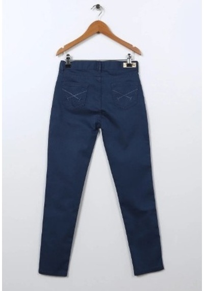 U.s. Polo Assn. Normal Bel Boru Paça Indigo Kız Çocuk Pantolon İndigo