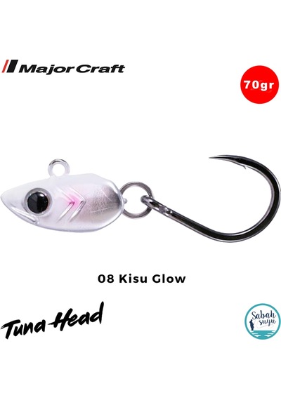 Major Craft Tuna Head Gkhd-70gr 10/0 08 Kisu Glow