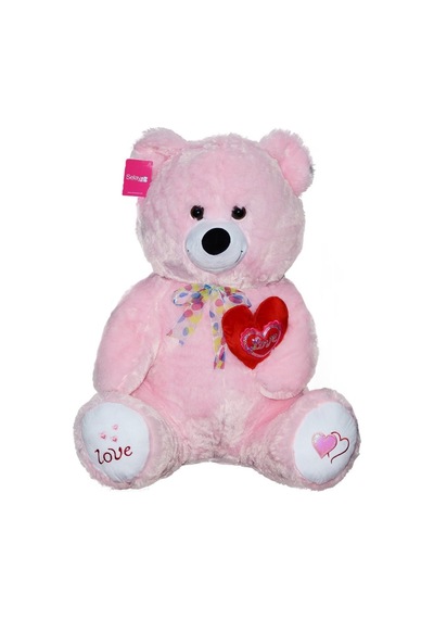 1054p Tıkıl Ayı 70cm Pembe Çok Renkli