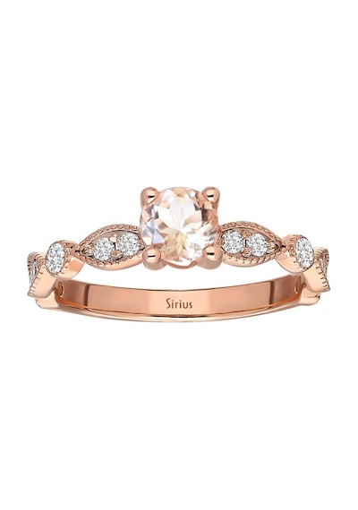 Sirius Pırlanta Ve Morganite Taşlı Vintage Yüzük 0841R0031