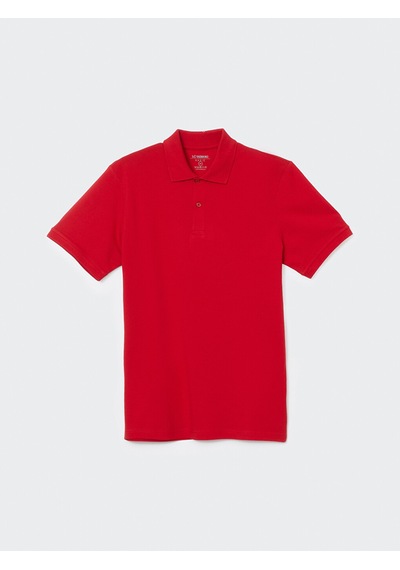 Lcwaıkıkı Classic Kırmızı Polo Yaka Kısa Kollu Pike Erkek Tişört