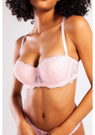 Melonika Golshan G.colors Push Up Strapless Bra, Açık Pembe Konforlu Ve Şık Sütyen Çok Renkli