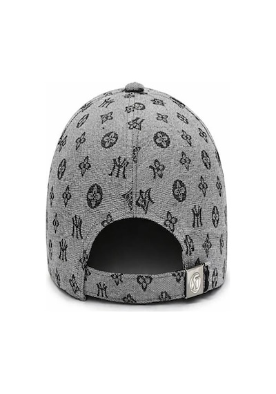 Valkyrie Desenli Nakışlı Şapka Ayarlanabilir Unisex Baseball Cap Günlük Spor Şapka Gri Gri