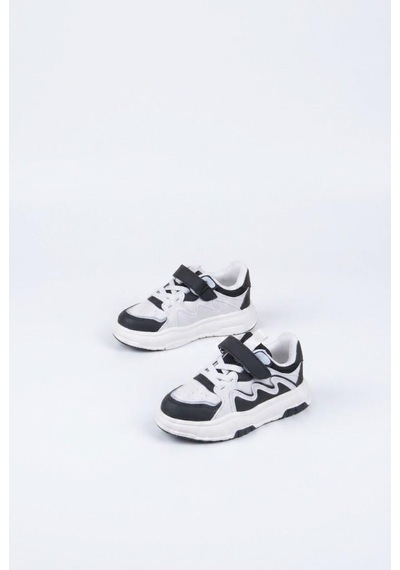 Fort Odessa Cool Hafif Rahat Sneaker Çocuk Ayakkabı Siyah - Beyaz