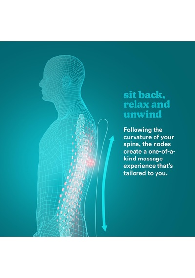 Homedics Ayarlanabilir Shiatsu Masaj Koltuğu Kılıfı, Siyah