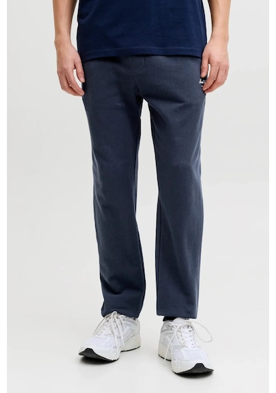 Jack & Jones Erkek Jpstgordon Logo Detaylı Çift Cepli Eşofman Altı 12288641 Lacivert Lacivert